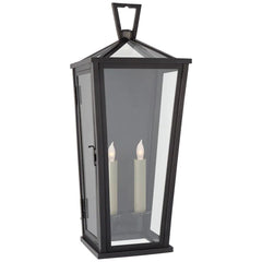 Garner Medium Tall 2-Light Lantern Wall Sconce Outdoor