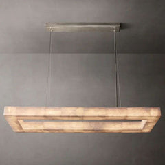 Riveage Rectangular Calcite Chandelier 54
