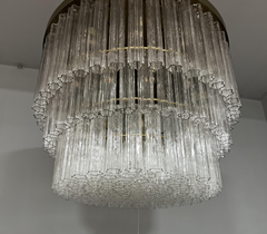 Cielo Three-Tier Round Chandelier 36black light stand