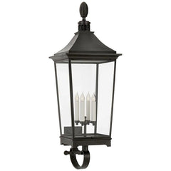 Glover Large 3/4 Lantern Wall Sconce Outdoor