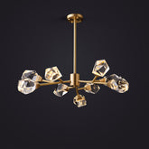 Aurelia Faceted Crystal Prisms Chandelier