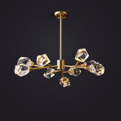 Aurelia Faceted Crystal Prisms Chandelier
