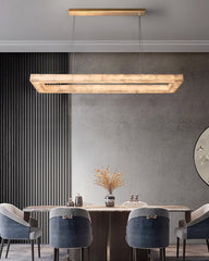 Riveage Rectangular Calcite Chandelier 72