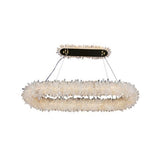 Edolie Crystal Halo Oval Shap Chandelier