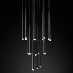 Artemis Round Tapered Tubular Chandelier 30