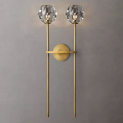 Belle De Crystal Grand Double Sconce