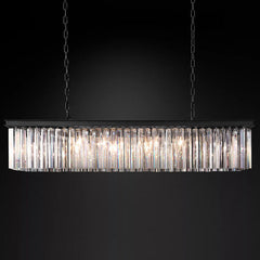 Eloise Modern Crystal Rectangular Chandelier