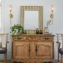 Possini Faceted Clear Crystal Wall Sconce 1-Light