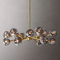Belle De Crystal Ball Round Chandelier 36