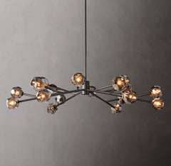 Belle De Crystal Ball Round Chandelier 60