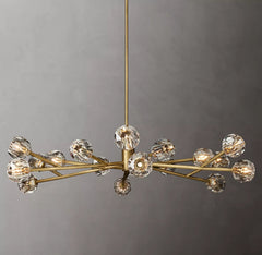 Belle De Crystal Ball Round Chandelier 60