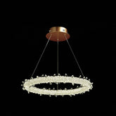 Crystal garland chandelier