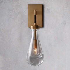 Raindrop Sconce VintageBrass