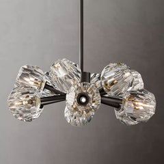 Belle De Crystal Ball Round Chandelier 24