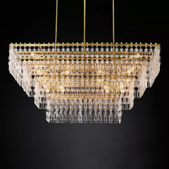 Marignan Four-Tier Rectangular Chandelier 72