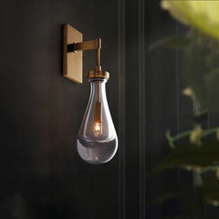 Raindrop Sconce VintageBrass