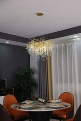 Modern Crystal Branch Raindrop Chandelier