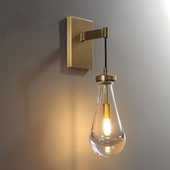 Raindrop Sconce VintageBrass
