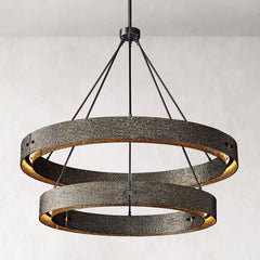 Vouvray Two-Tier Round Chandelier 60