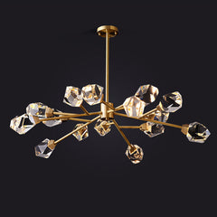 Aurelia Faceted Crystal Prisms Chandelier