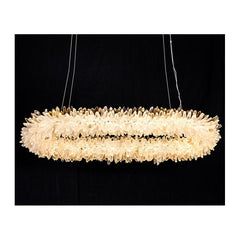Edolie Crystal Halo Oval Shap Chandelier