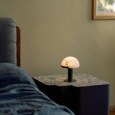 Alabaster Melange Desk Lamp