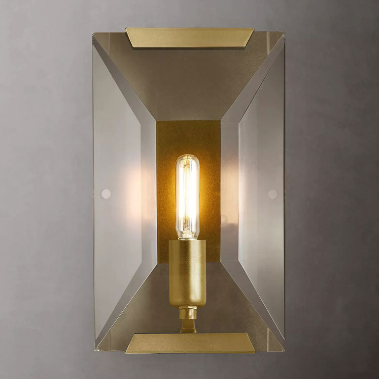 Faceted Crystal Sconce