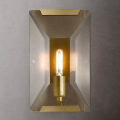 Faceted Crystal Sconce