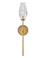 Possini Faceted Clear Crystal Wall Sconce 1-Light