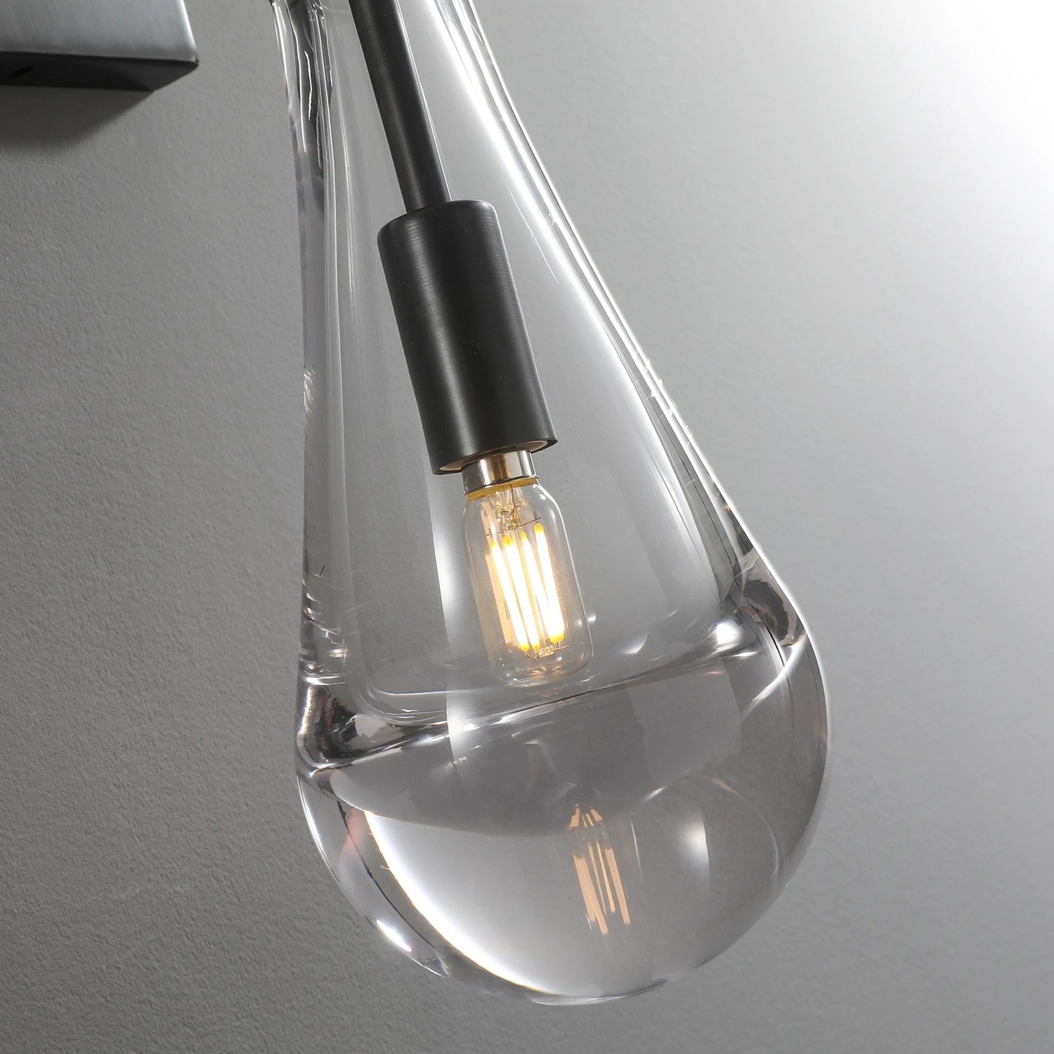Raindrop Sconce MattBlack