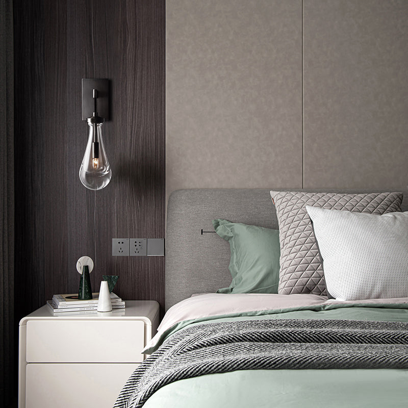 Raindrop Sconce MattBlack