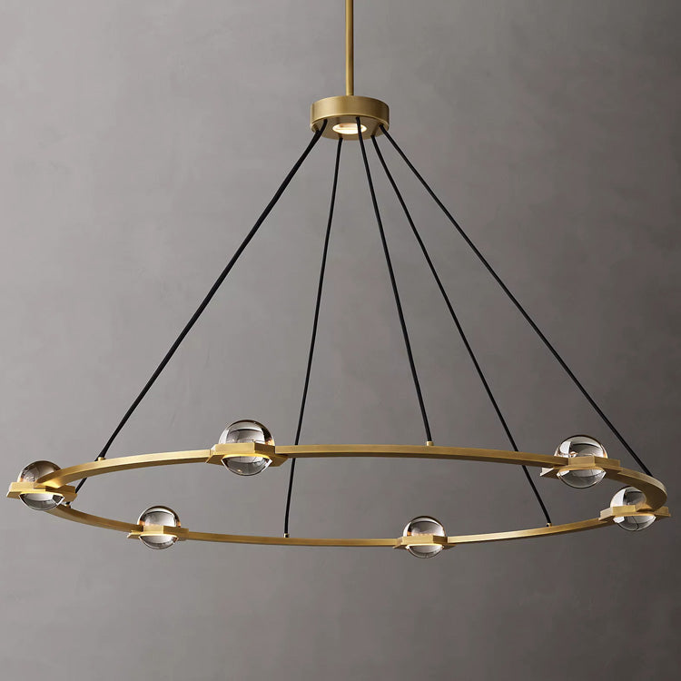 Planet Round Chandelier