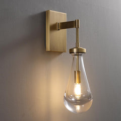 Raindrop Sconce VintageBrass