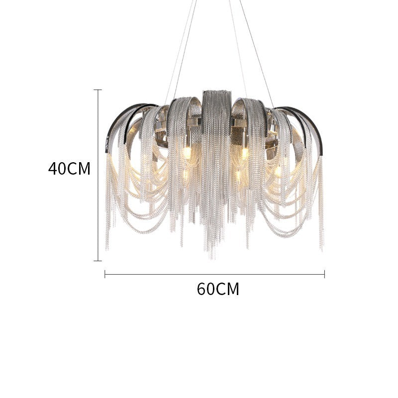 Alisa Modern Aluminum Chain Tassel