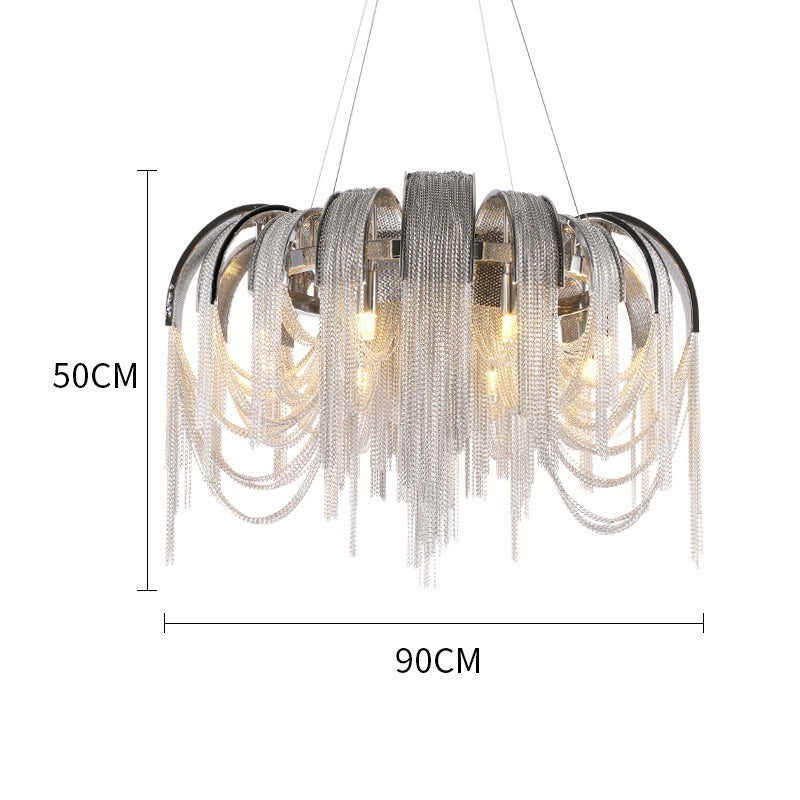 Alisa Modern Aluminum Chain Tassel