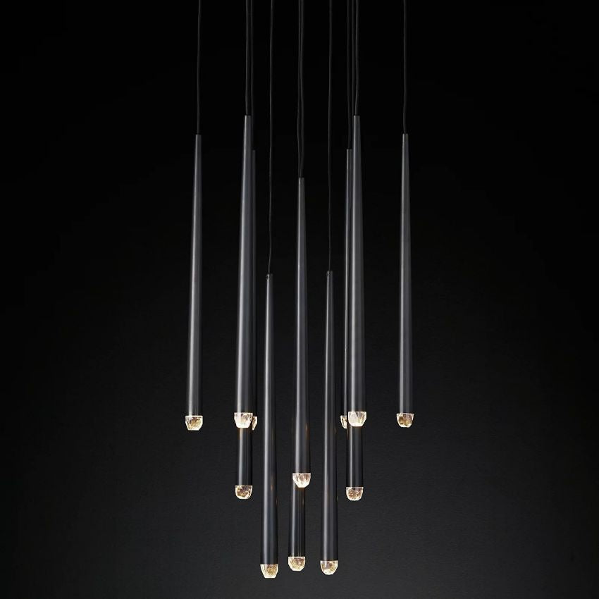 Artemis Round Tapered Tubular Chandelier 24