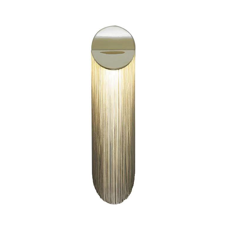Indoor Decoration Wall Light Aluminum Chain Tassel Wall Sconce
