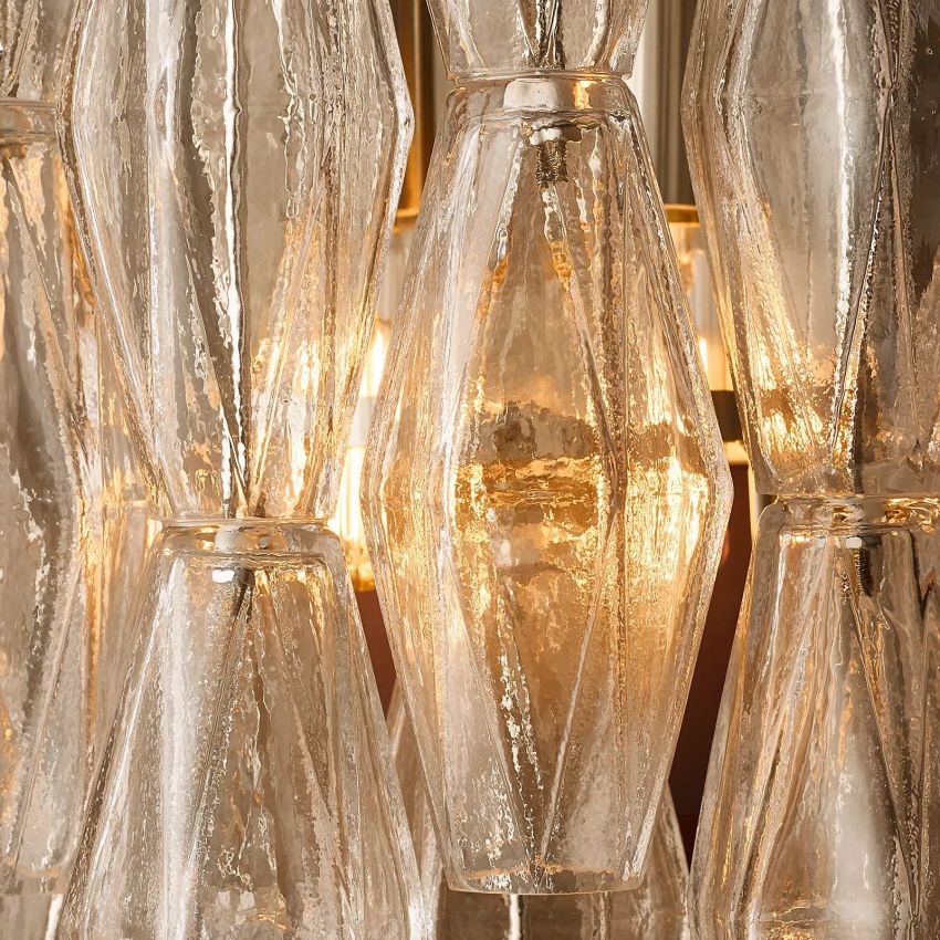 Murano Clear Glass Sconce