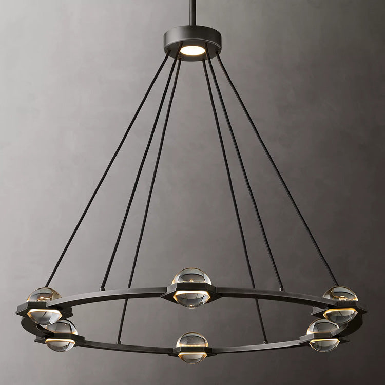 Planet Round Chandelier