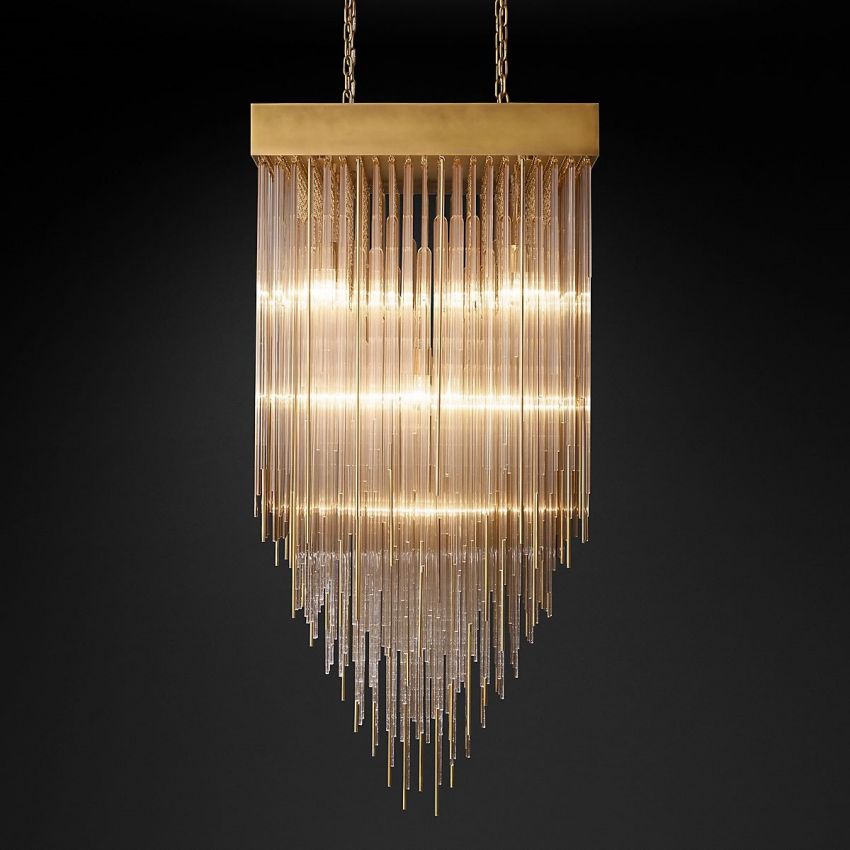 Cascade Square Chandelier 30
