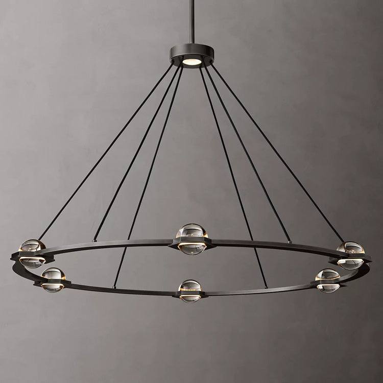 Planet Round Chandelier