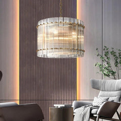 Marcia Glass Round Chandelier D22