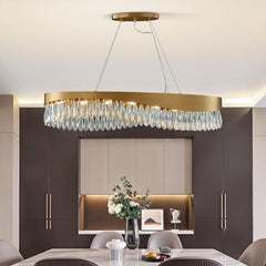 Ariana OvaL Crystal Chandelier
