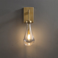 Customized Raindrop Wall LampBlack Down Rods