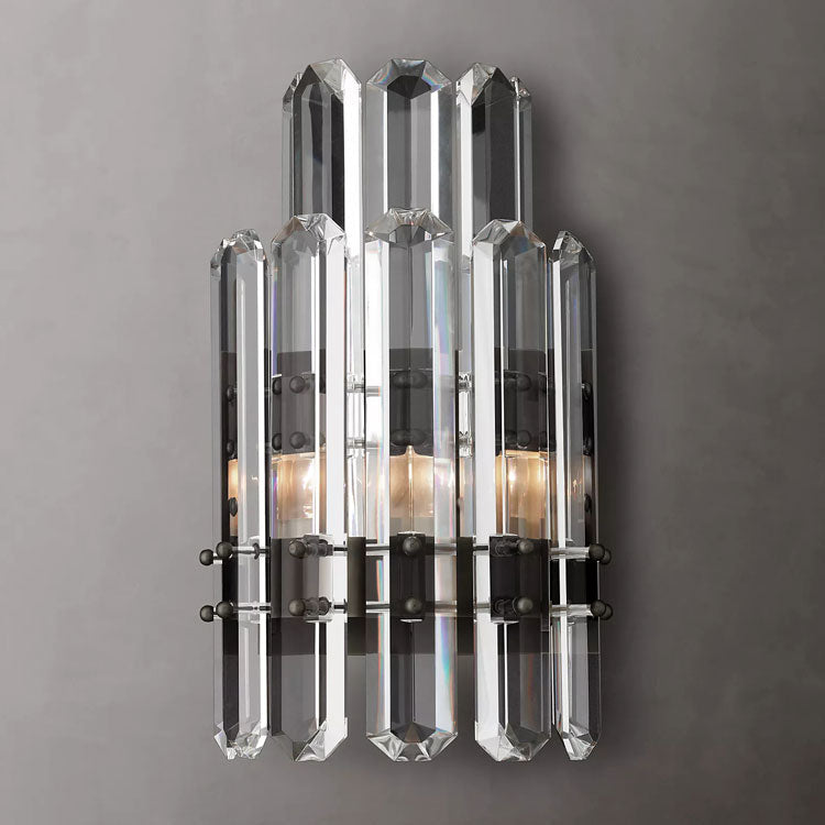 Bonnie Faceted Crystal Sconce