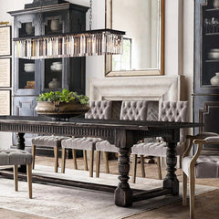 Eloise Modern Crystal Rectangular Chandelier