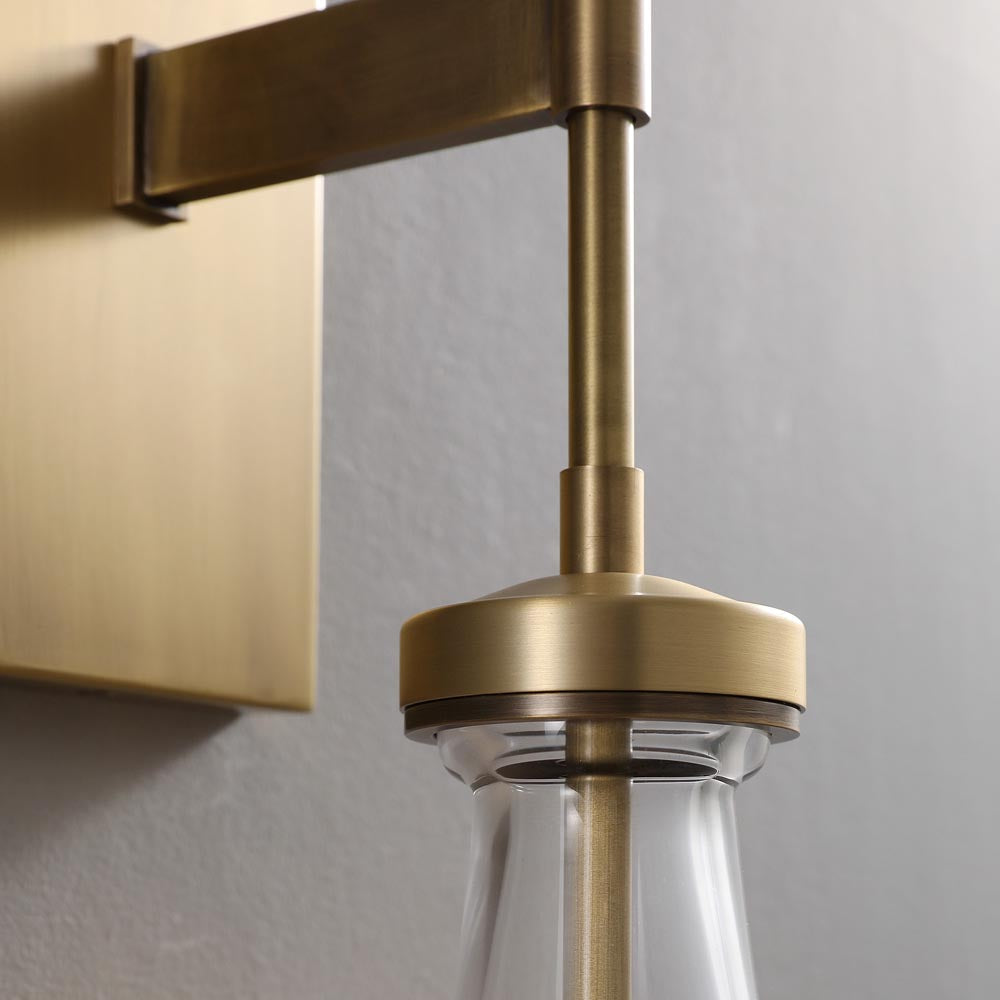 Customized Raindrop Wall LampBlack Down Rods
