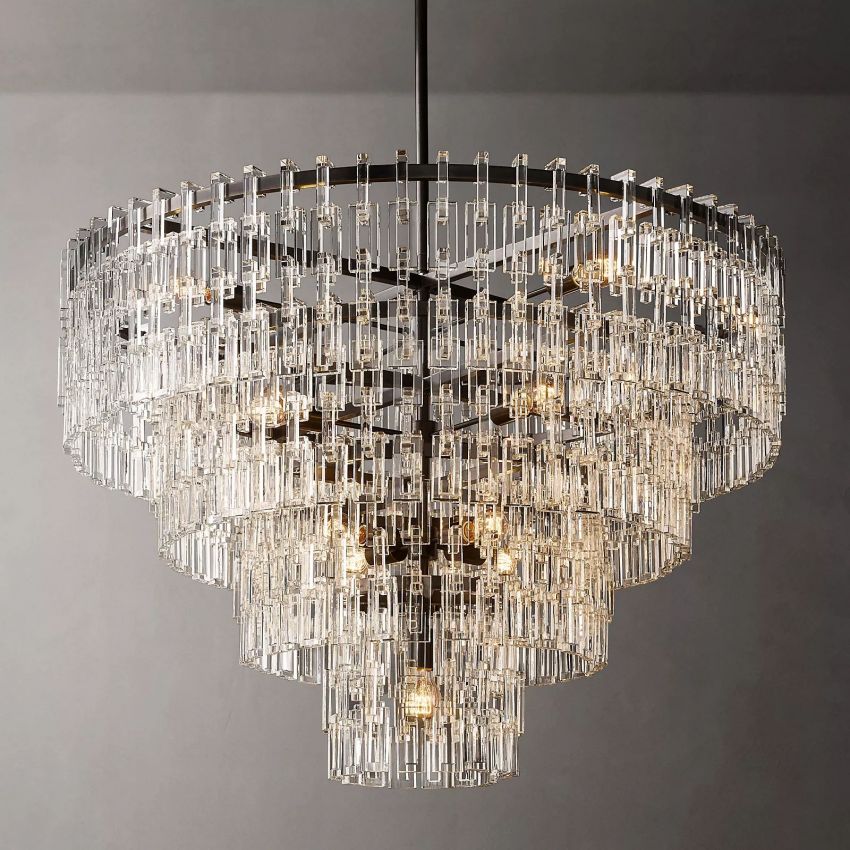Marignan Four-Tier Round Chandelier 48