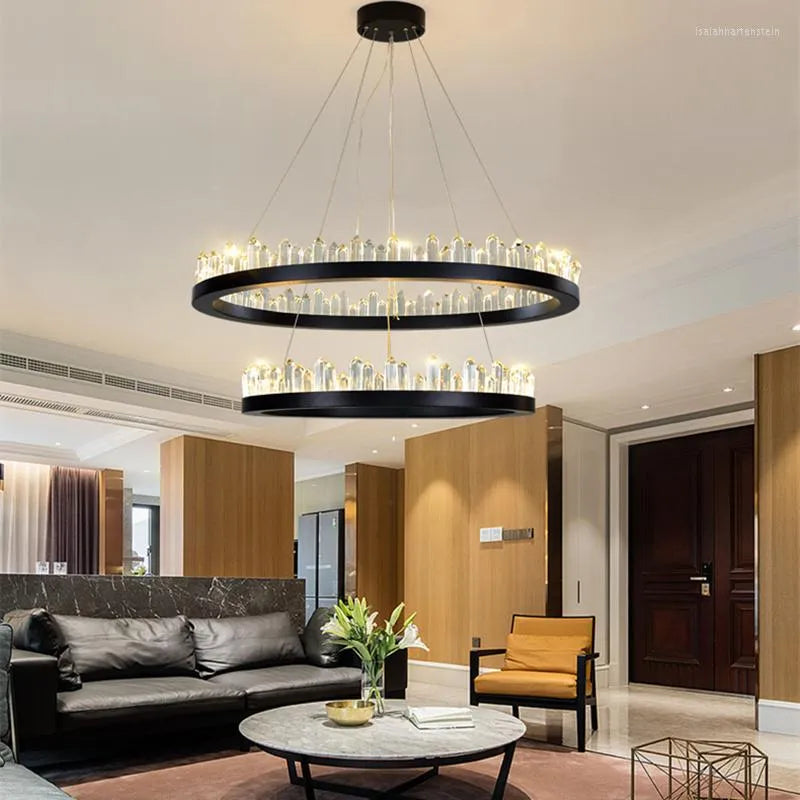 Letitia Crystal Ring Chandelier