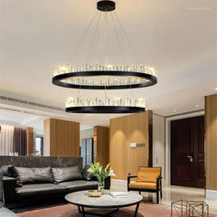 Letitia Crystal Ring Chandelier